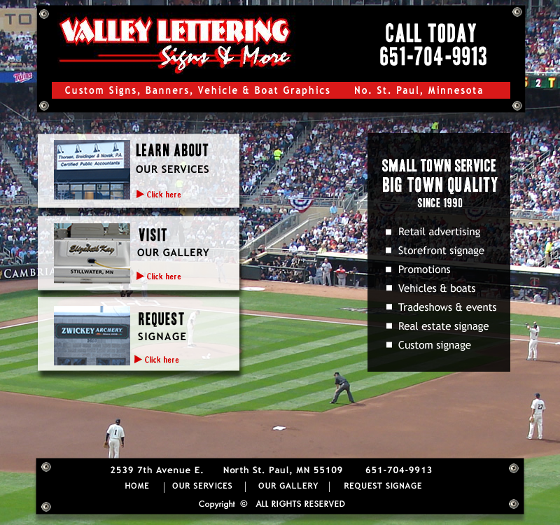 Sign shop in North St. Paul